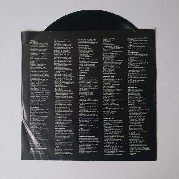 Vintage Electric Light Orchestra (ELO) Greatest Hits vinyl record, 1979 original - Picture 7 of 11